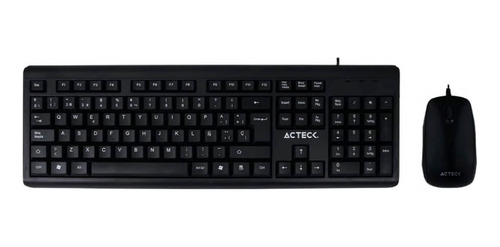 Kit Teclado Y Mouse Acteck Ac928991 Alámbrico Usb