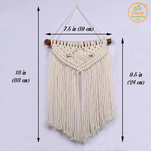 Macrame Colgante Pared Decoracion Macromay Bohemia Suerte