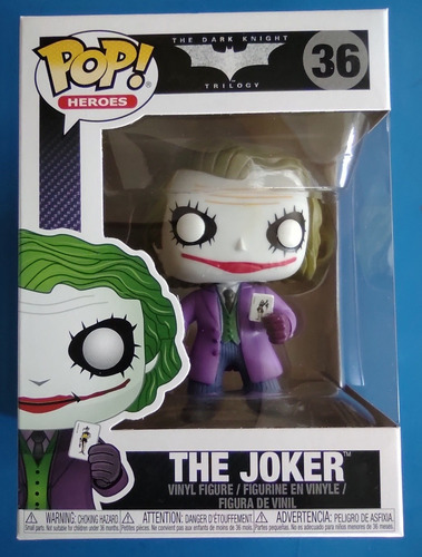 Imagen 5 de 5 de Funko Pop Joker Guason Heath Ledger Dc Batman Dark Knight