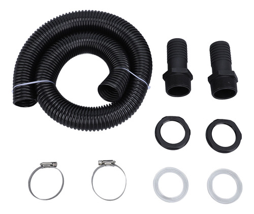 Kit De Conectores De Manguera Rain Barrel De Plástico De 39,