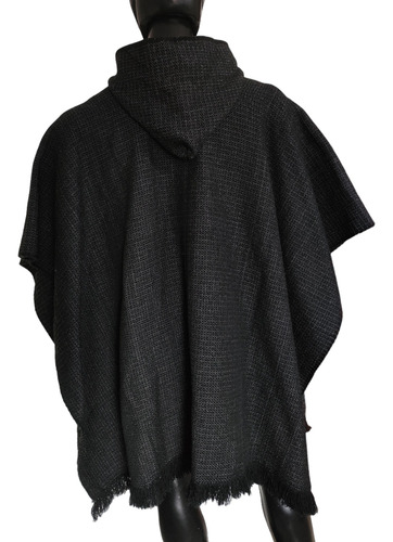 Ruana Poncho Hombre Mujer Tejida Lana Algodón Liviana Urbana
