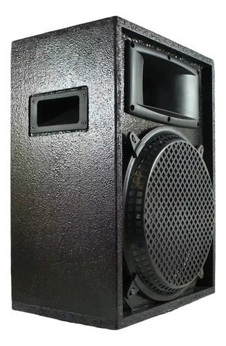 2 Caixa De Som Acustica Profissional Passiva 600w Cada Cor Preto 127/220v