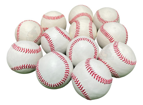 12 Pelotas Piel Béisbol Profesional Estándar