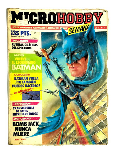 Revista Micro Hobby Año 3 Número #83 1986 Spectrum Sinclair