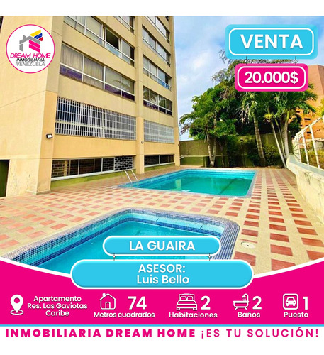 Apartamento En Venta  Residencias Las Gaviotas  Caribe  La Guaira