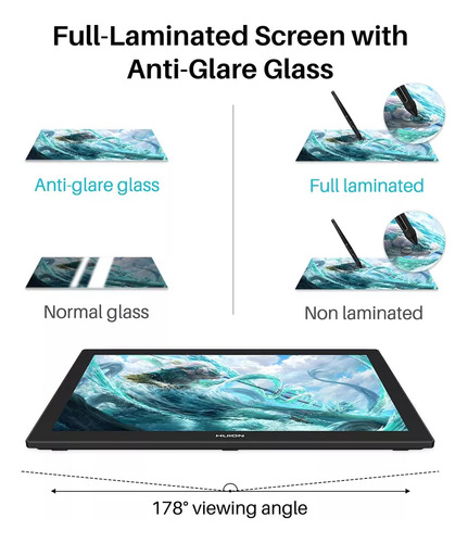 Huion Tableta Grafica S24 Plus (Usado)
