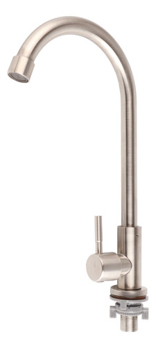 Grifo De Lavabo G1/2 Pulgadas Con Rosca De Acero Inoxidable,
