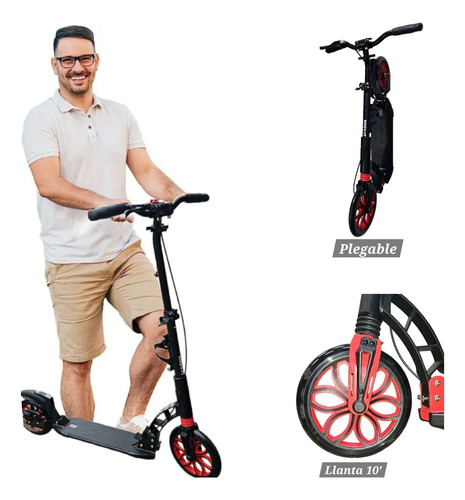 Scoter Scooters Todo Terreno Plegable Con Freno De Mano