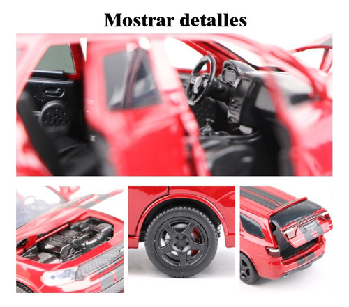 . Dodge Durango Srt Miniatura Metal Autos Con Luz Y Sonido