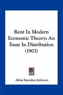 Libro Rent In Modern Economic Theory : An Essay In Distri...