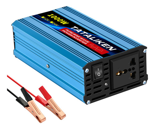 Inversor De Onda Sinusoidal Pura 12v/220v 1000w Para Autos