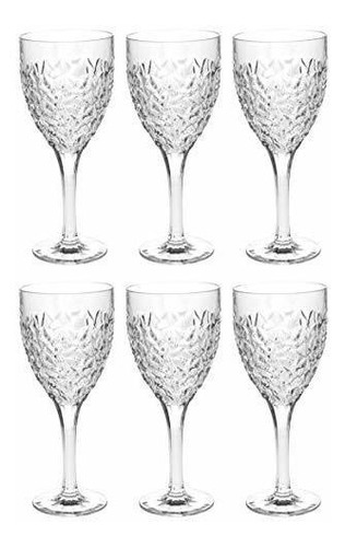 Goblet - Wine Glass - Water Glass - Crystal - Set Of 6 Stemm