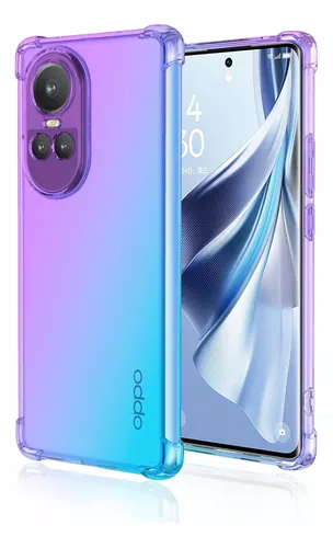 Funda para Oppo Reno 10 5G, soporte de succión magnética antigolpes,  cubierta trasera de silicona para Oppo Reno 10 5G