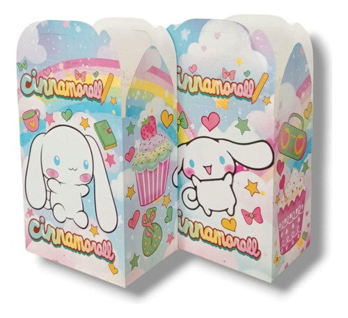 Labubu Kit Fiestas De Cumpleaños Cajas+vasos+platos 50p Cinamoroll Cinamoroll Cinamoroll