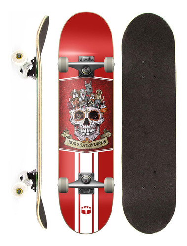 Skate Montado Completo Iron Profissional Dogs