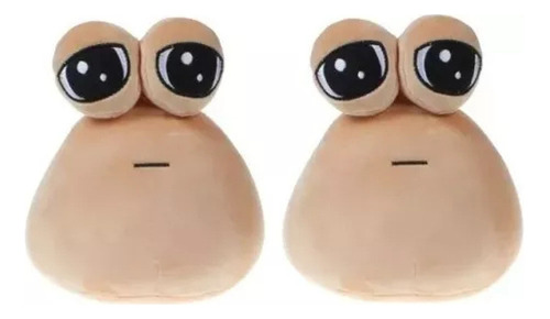 2pcs Wan Emoción Alien Pou Furdiburb Muñeco Peluche Juguete