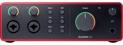 Interfaz Usb-c Focusrite Scarlett 4i4 (cuarta Generación) Pa