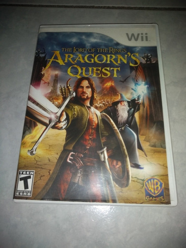 Nintendo Wii Wiiu Videogame Lord Of The Rings Aragorns Quest