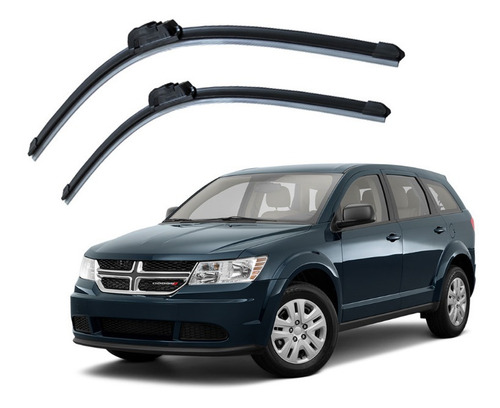 2 Plumas Limpiaparabrisas Reluvsa Dodge Journey 2009-2018