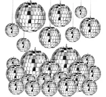 Comprar Miniespejo Colgante Con Forma De Bolas De Discoteca Navid...