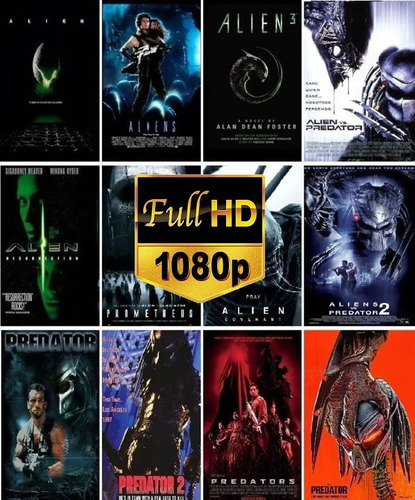 Alien - Depredador Serie De Peliculas Coleccion Full Hd