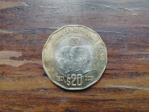 Moneda Conmemorativa De 20 Pesos Bicentenario