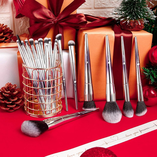Set De 17 Brochas Premium De Maquillaje Profesionales Ducare