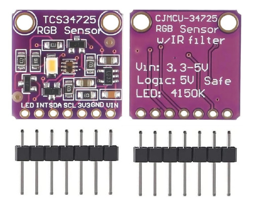 2 Unids Tcs34725 Módulo De Sensor De Color Compatible Con Ar