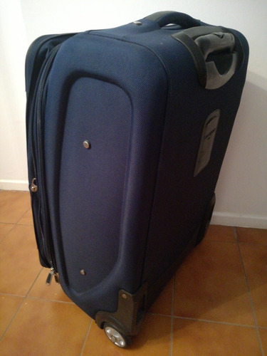 Valija Samsonite Expandible 2 Ruedas Tela Azul En Belgrano R