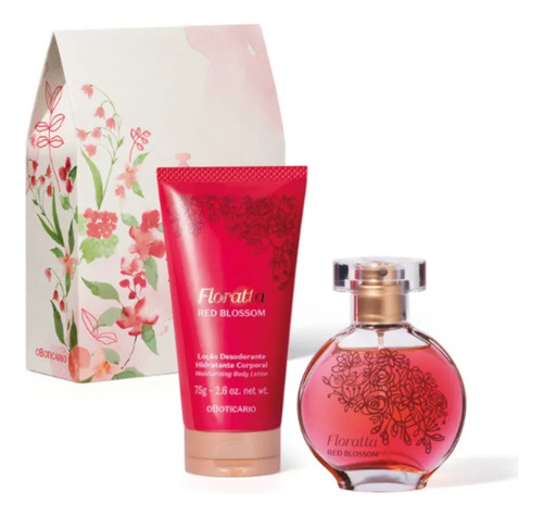 Mini Kit Presente Mães Floratta Red Blossom Colônia O Boticário