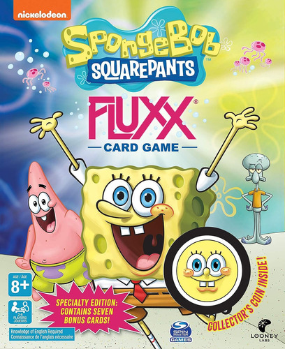 Juego De Mesa Bob Esponja Fluxx/cartas