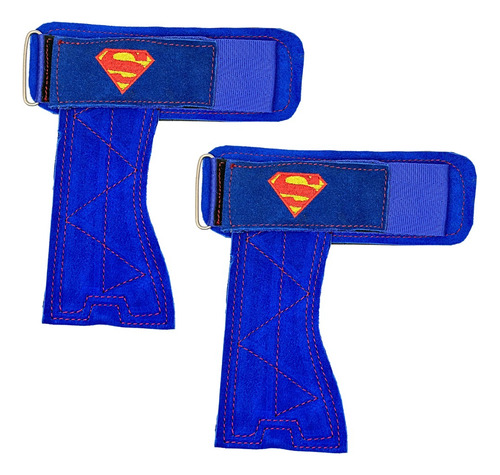 Straps Muñequeras Para Levantamiento Pesas Gym Crossfit Color Azul
