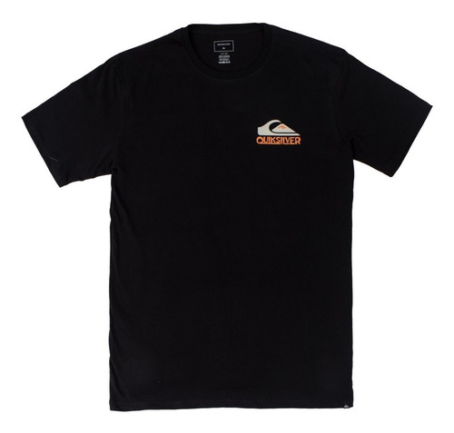 Remera Quiksilver Modelo On The Road Negro Exclusiva