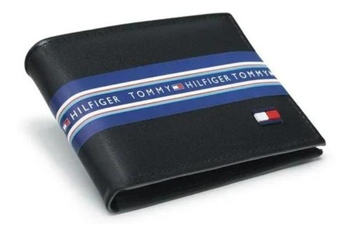 Carteira Tommy Hilfiger Masculina Em Couro Executiva