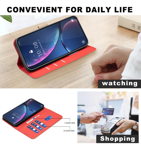 Funda De Piel Tipo Cartera Para Honor X8b X8c