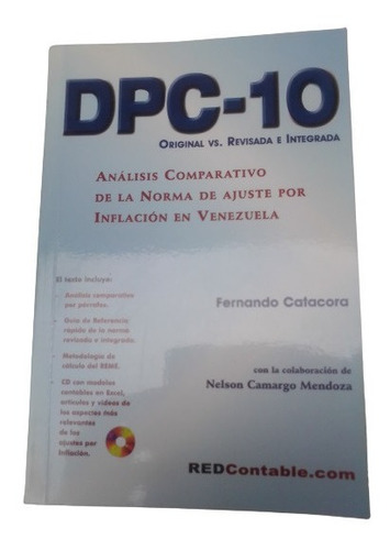 Libro Fernando Catacora Ajuste Por Inflacion Dpc 10 Con Cd