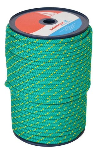 Cuerda Nautica Aquarius 8mm Verde 100m W080laq3c100r