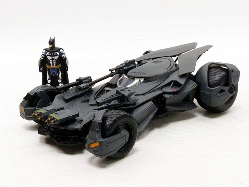 Jada Metal Justice League Batmobile (1 Unidad), Color Negro.