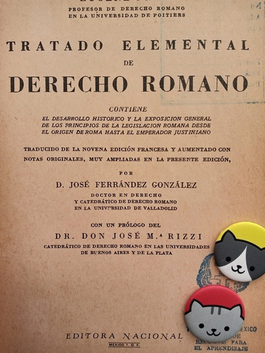 Libro Tratado Elemental De Derecho Romano Eugene Petit 143h2 (Usado)