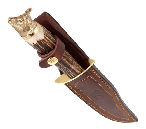 Cuchillo Muela Buffalo 16bf African Series Estuche España Color Plateado