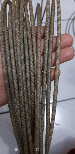Laço De 6 Tentos Chumbado Couro Legítimo