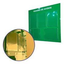 Comprar Quadro De Aviso Gestão Á Vista 5 Displays  A4 Acm Verde