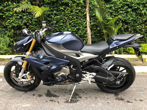 Bmw S1000r 2014 Naked Bmw Azul Aceito Troca