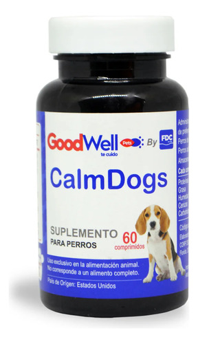 Tranquilizante Calmante Para Perros 60 Comp