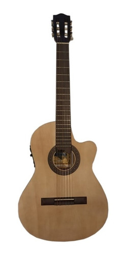 Guitarra Criolla Clasica Gracia Modelo C1 Con Eq Y Corte Cuo