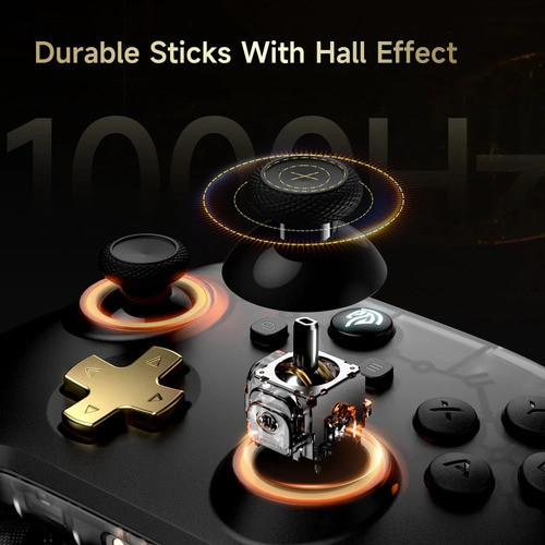 Controle Joystick Sem Fio Easysmx D05 Com Dock Hall Effect