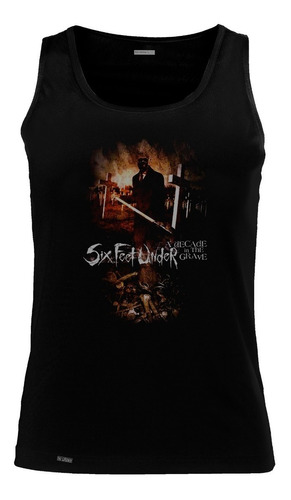 Camiseta Esqueleto Six Feet Under  Banda Rock Sbo