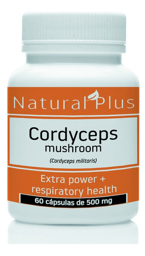 Hongo Cordyceps Militaris (100% Pureza)! 60 Cápsulas X 500mg