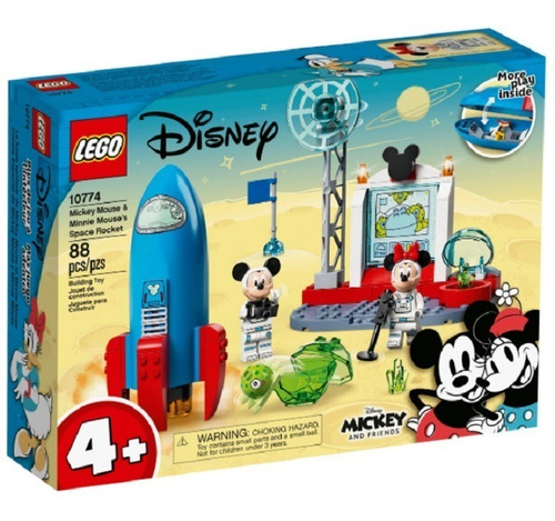 Lego Disney Cohete Espacial De Mickey Mouse Y Minnie 10774
