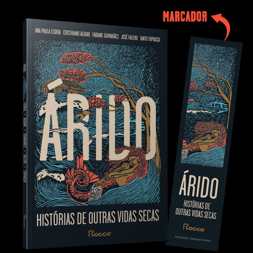 Livro Árido histórias de outras vidas secas de editorial Rocco capa mole em português